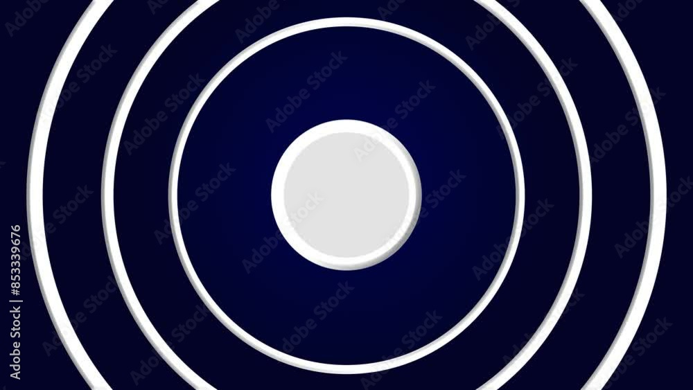 Poster digital radiation concentric circles flowing wavy equalizer dots shape wave waveform background. fut