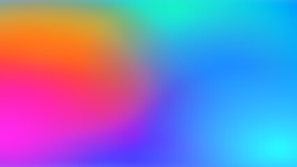 Abstract colorful gradient background. Glittering, hologram effect, Holographic backdrop, fantasy and festive blur
