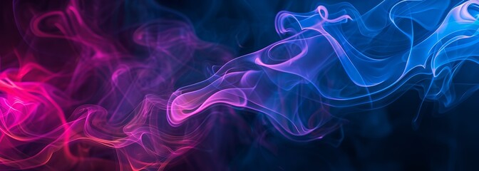 Obraz premium Dark neon background. Neon background