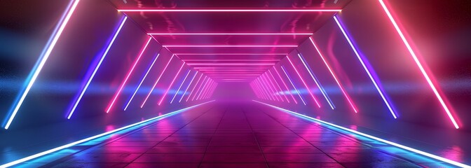 Dark neon background. Neon background