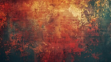 Abstract Red, Orange, and Green Background