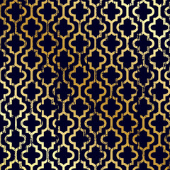 Gold tumbled motif background pattern