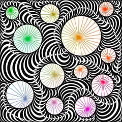 Abstract, Doodle, Stripes with black without exact shape, Create image, Black stripes, Doodles, Pattern, White background.