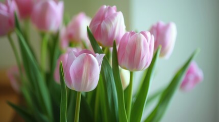 Tulips as a symbol of hope and care for a mother with cancer