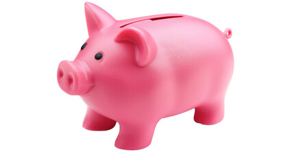 Fototapeta premium Piggy bank on white background