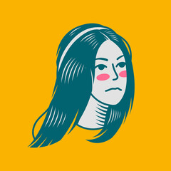 Character design avatar flat minimalist 4