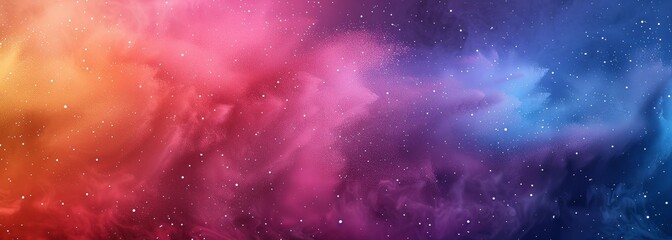 Naklejka premium Abstract multicolored powder splatter background. Multicolored powder exploding