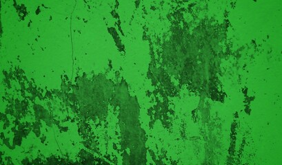 The background is made of green patterned concrete. Dark abstract green stone concrete paper texture background panorama banner long, with space for text