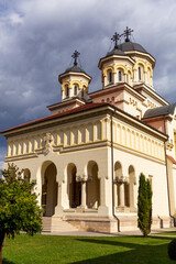 Fototapeta premium Europe, Romania, Alba Iulia.St. Michael's Cathedral, Roman Catholic cathedral and the oldest and the longest cathedral in Romania.