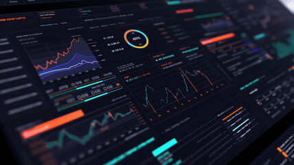 Interactive Dashboard Displaying Multiple Data Types
