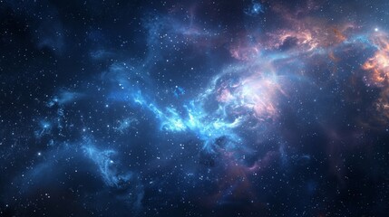 Fototapeta premium Deep Space Nebula with Stars