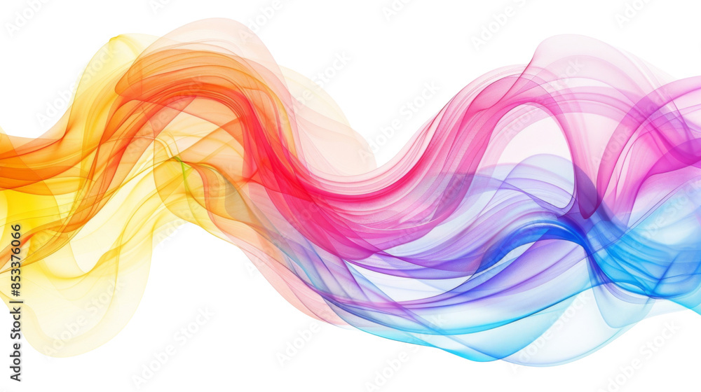 Poster dynamic motion on white background