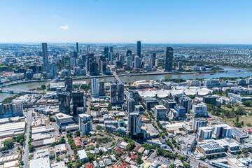 Aerial Photo of Brisbane CBD