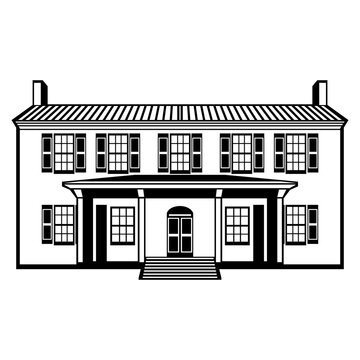 Colonial House Colonial Architecture Mansion Colonial House