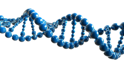 Structure DNA on white background
