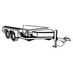 Drop Down Trailer Boat Trailer Car Trailer Trailer
