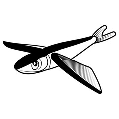 Obraz premium Flying Fish Fishing Fish Flying Fish