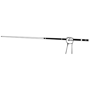 Hand Holding Pool Snooker Stick Snooker Billiards Pool Snooker