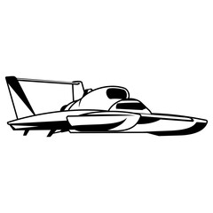 Hydroplane Boat
