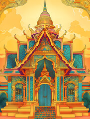 cartoon illustrator card or background .