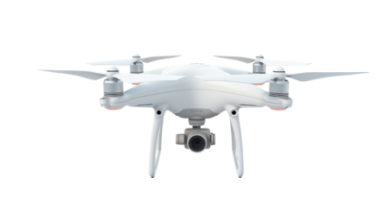Drone on white background 
