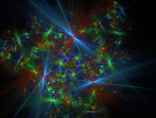 Imaginatory fractal abstract background Image