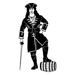 Obraz premium Pirate Captaain