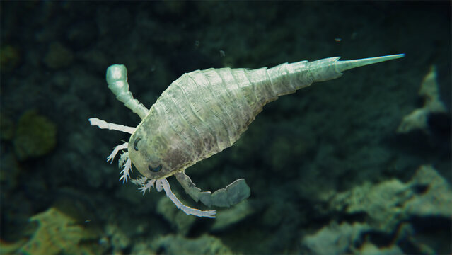 Eurypterus remipes on a Silurian Seafloor