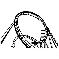 Roller Coaster Top View