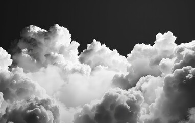 A Dramatic Sky Filled with Fluffy White Clouds