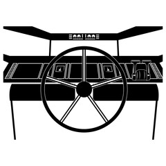 Ship Steering Wheel Modern © VektorzDesign