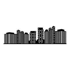 Fototapeta premium Skyline Logo Skyline Real Esteete Skyline