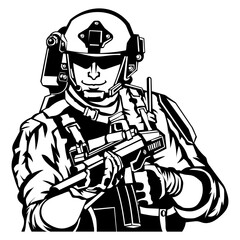 Special Forces Soldier Commando Soldier Special Forces