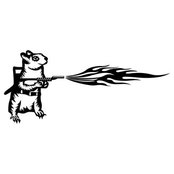 Squirl Flame Thrower