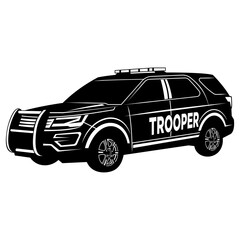 Trooper Police Car