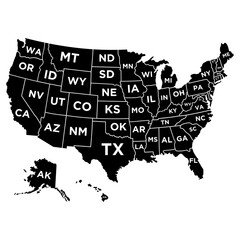 USA Map  States