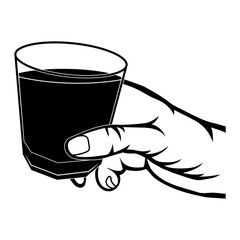 Whiskey Cup In Hand Alcohol