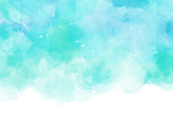 背景素材_水彩テクスチャ_青