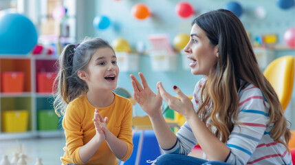 Speech therapy sessions to improve communication and swallowing disorders. Use of exercises strategies