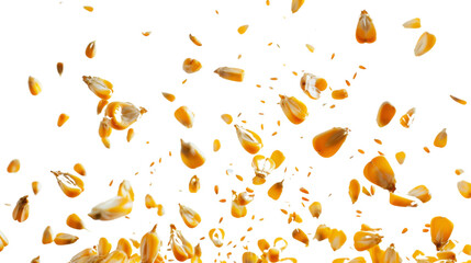 Flying corn seeds