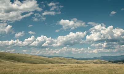 Fototapeta premium the vast sky and beautiful atmosphere