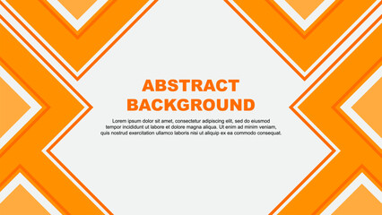 Abstract Background Design Template. Abstract Banner Wallpaper Vector Illustration. Abstract Orange Vector