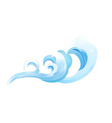 Naklejka premium wave