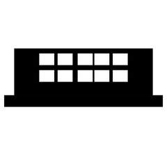 silhouette of a house