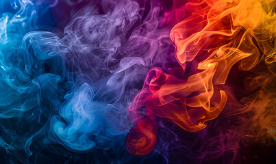 Obraz premium Abstract white smoke or steam swirls