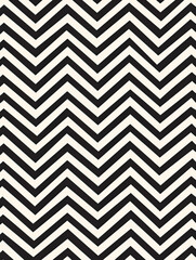 Chevron wallpaper: black and white zigzags, bold, dynamic design, sharp angles.