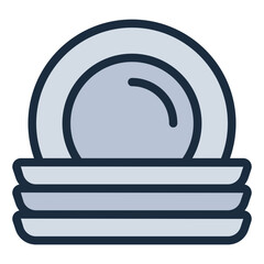 Plates dish icon