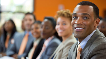Fototapeta premium Corporate training programs equip employees with the skills and knowledge needed for their roles. Tailored training initiatives support professional development enhance job performance