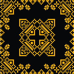 Obraz premium background pattern yellow and black color illustration vector