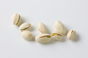 pistachio nuts close up